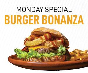 Monday special burger bonanza
