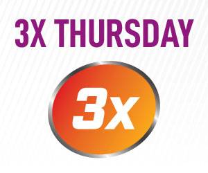 3X Thursday