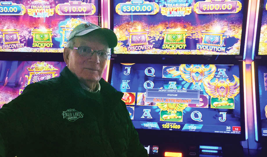 Michael from Farmington won $15,514 on Egyptian Link Ramosis Treasures